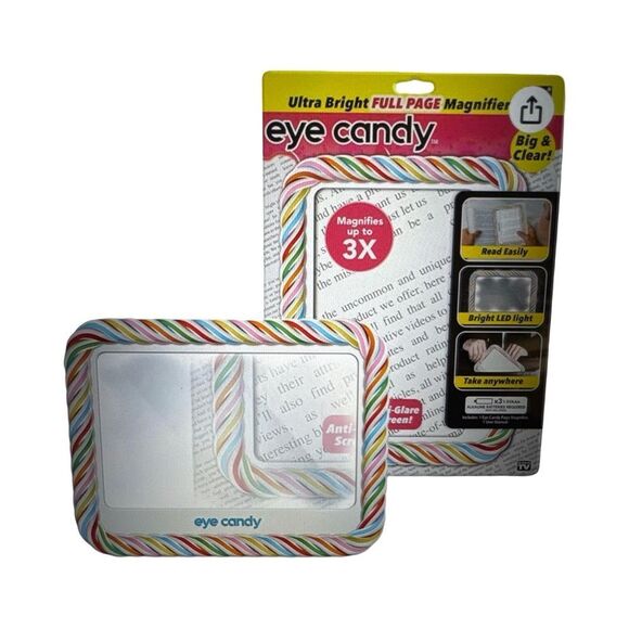 Eye Candy LED Magnifier with Colorful Border - Picture 1 of 2